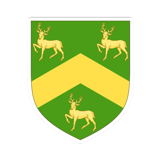 Arms of Robinson (England) (Coat of Arms) STICKER Vinyl Kiss-Cut Decal 2 Inch White - The Sticker Space