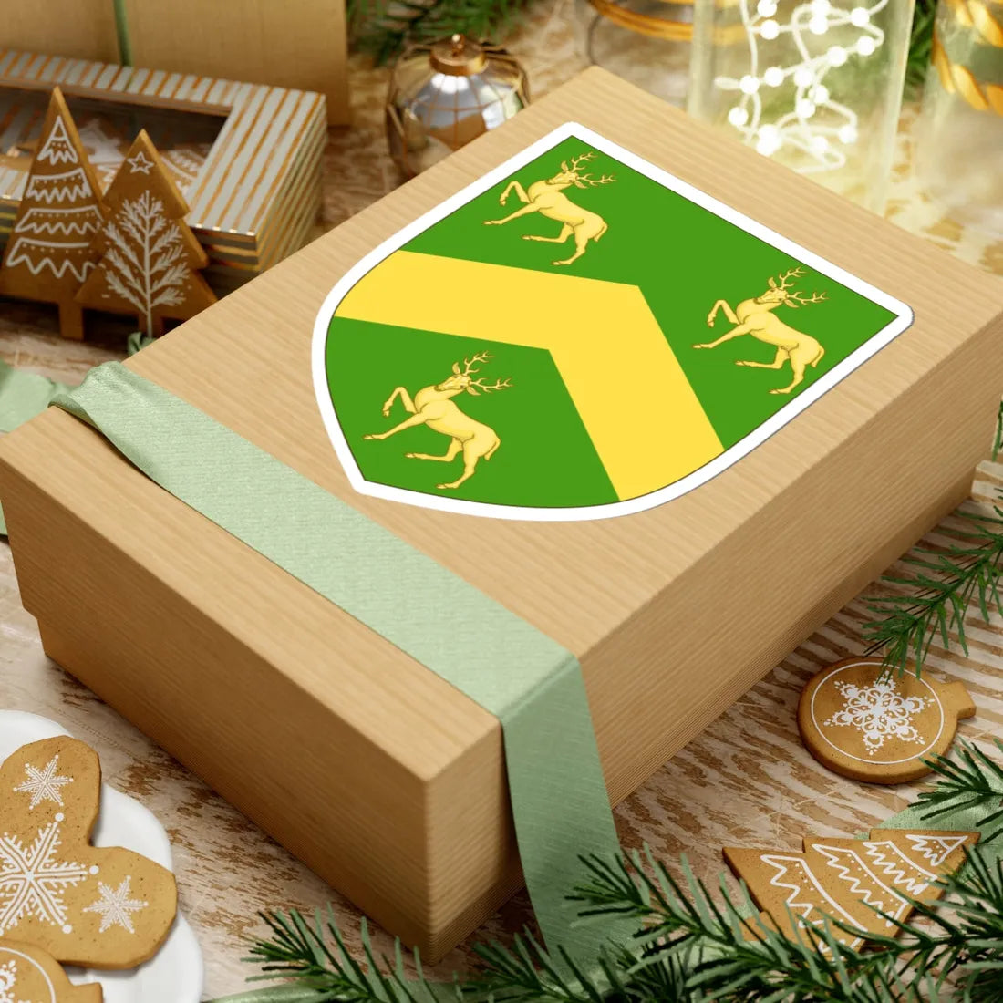 Arms of Robinson (England) (Coat of Arms) STICKER Vinyl Kiss-Cut Decal - The Sticker Space