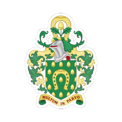 Arms of Rutland County Council (England) (Coat of Arms) STICKER Vinyl Kiss-Cut Decal 4 Inch White - The Sticker Space