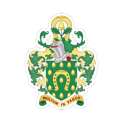 Arms of Rutland County Council (England) (Coat of Arms) STICKER Vinyl Kiss-Cut Decal 6 Inch White - The Sticker Space