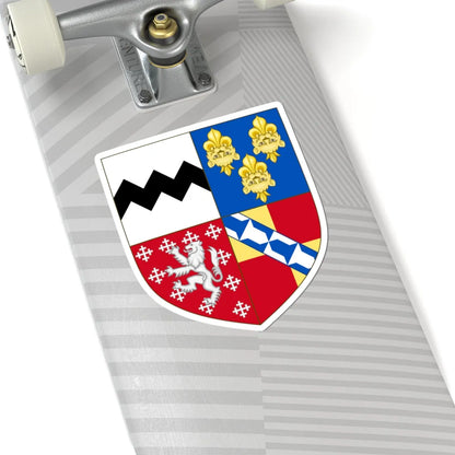 Arms of Sackville Earl De La Warr (England) (Coat of Arms) STICKER Vinyl Kiss-Cut Decal - The Sticker Space