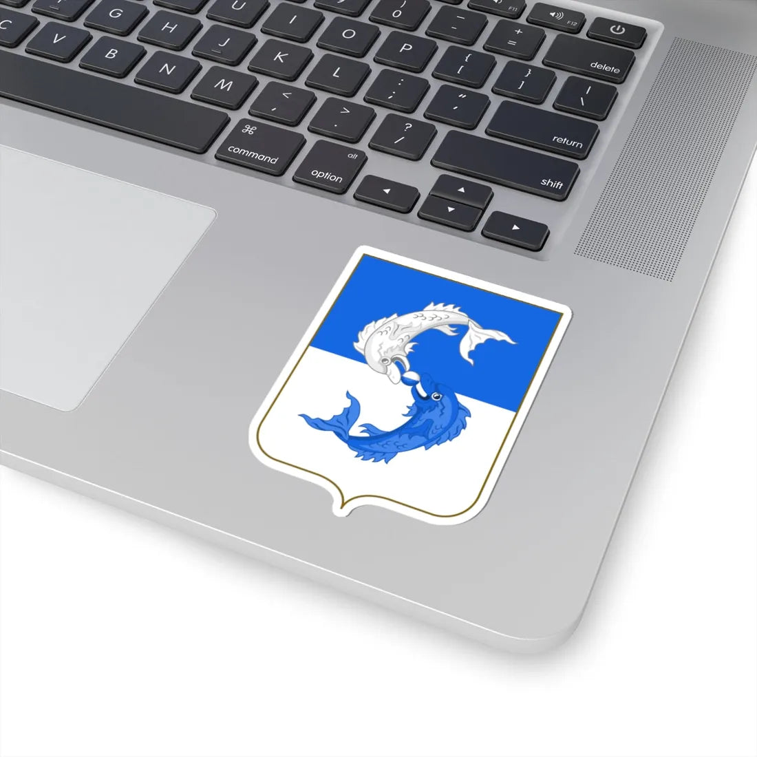 Arms of Saluzzo alt (Italy) (Coat of Arms) STICKER Vinyl Kiss-Cut Decal - The Sticker Space