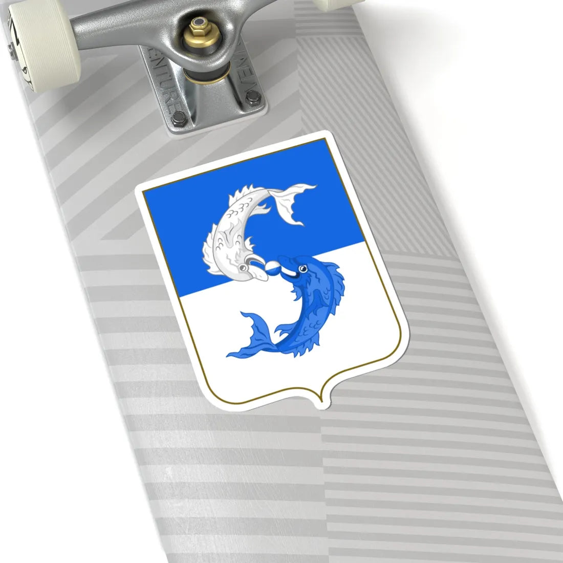 Arms of Saluzzo alt (Italy) (Coat of Arms) STICKER Vinyl Kiss-Cut Decal - The Sticker Space