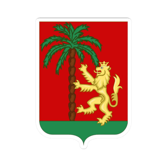 Arms of Sanremo (Italy) (Coat of Arms) STICKER Vinyl Kiss-Cut Decal 2 Inch White - The Sticker Space