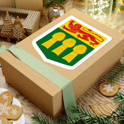 Arms of Saskatchewan (Canada) (Coat of Arms) STICKER Vinyl Kiss-Cut Decal - The Sticker Space