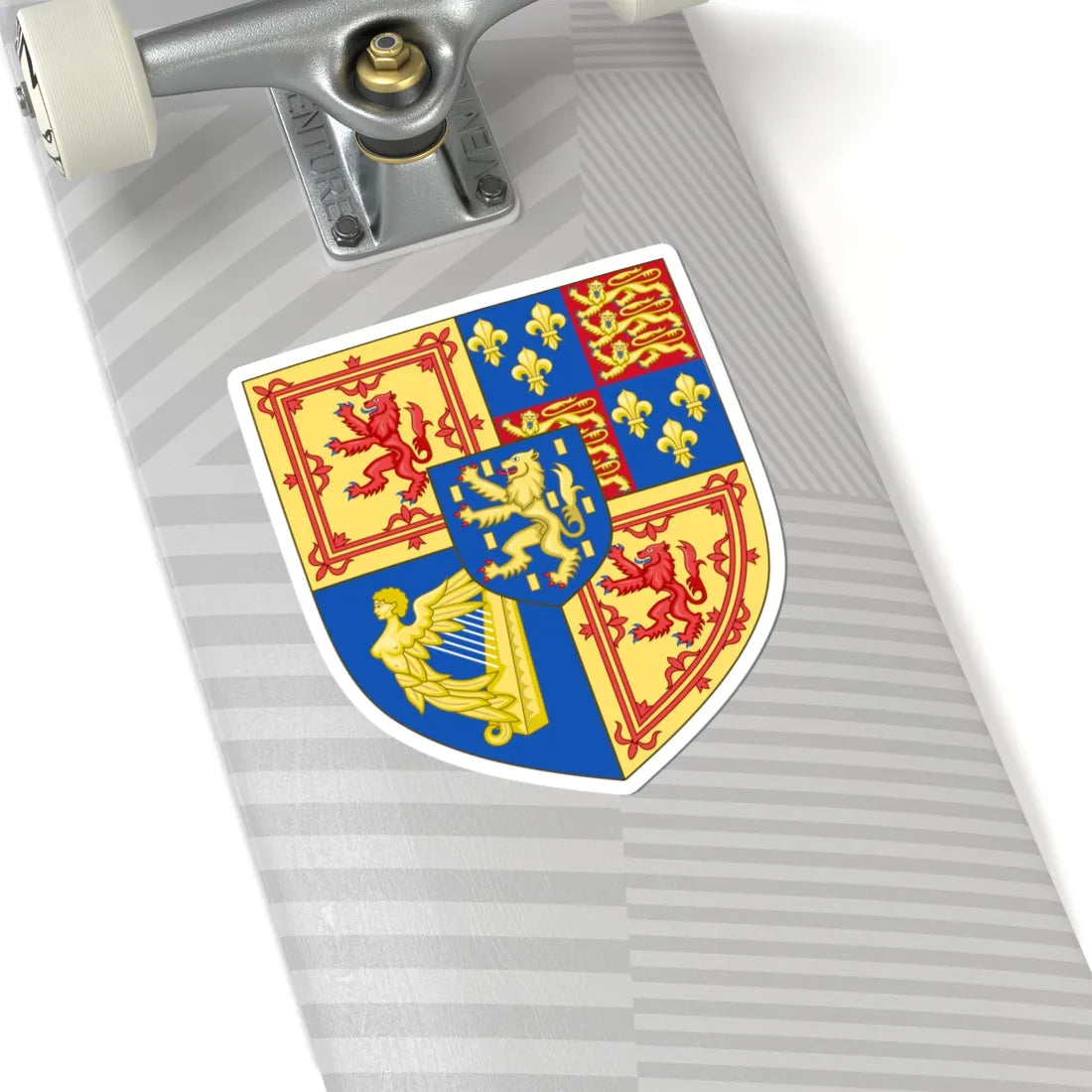 Arms of Scotland 1694-1702 (Scotland) (Coat of Arms) STICKER Vinyl Kiss-Cut Decal - The Sticker Space
