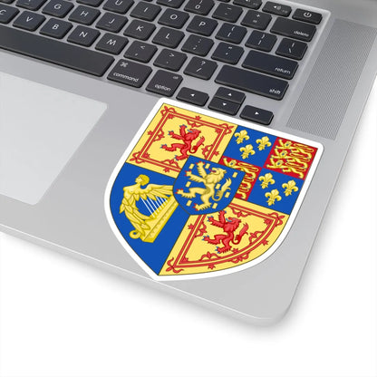 Arms of Scotland 1694-1702 (Scotland) (Coat of Arms) STICKER Vinyl Kiss-Cut Decal - The Sticker Space