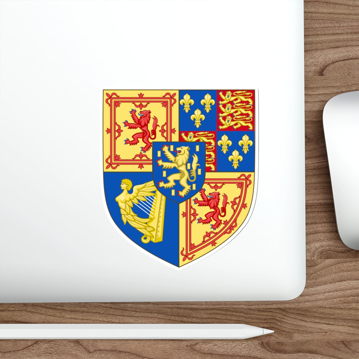 Arms of Scotland (1694-1702) STICKER Vinyl Die-Cut Decal-The Sticker Space