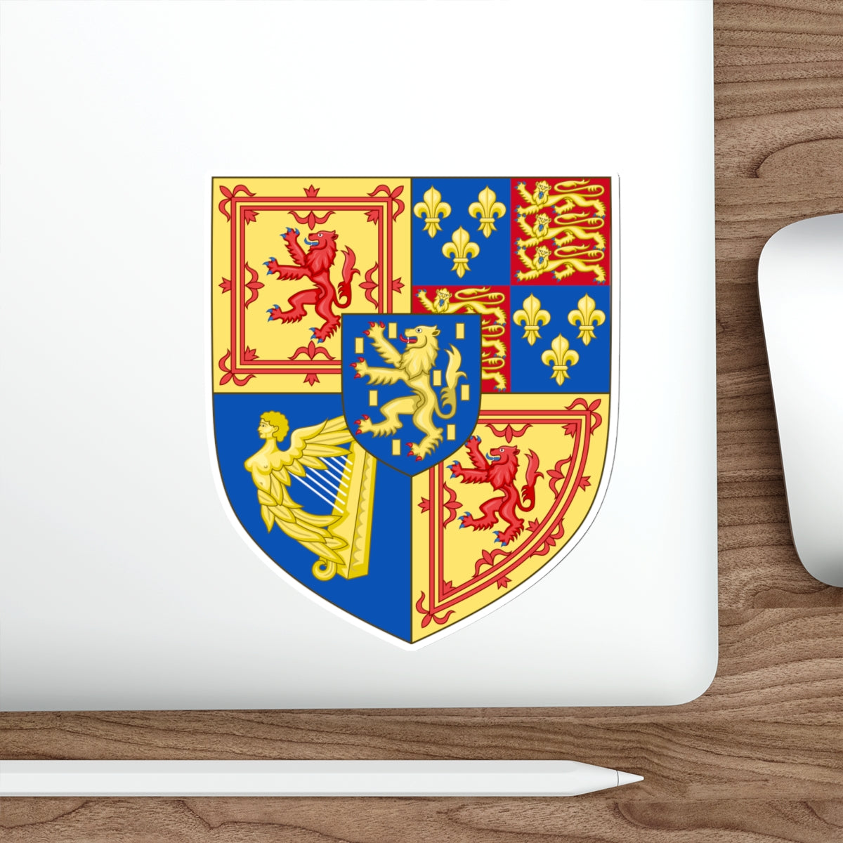 Arms of Scotland (1694-1702) STICKER Vinyl Die-Cut Decal-The Sticker Space