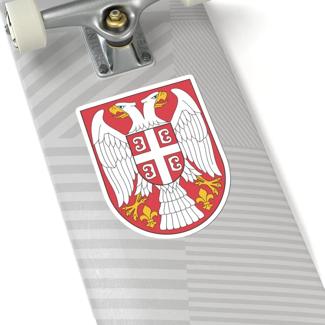 Arms of Serbia (Serbia) (Coat of Arms) STICKER Vinyl Kiss-Cut Decal - The Sticker Space
