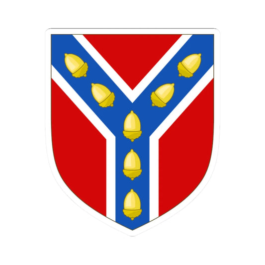 Arms of Sevenoaks Town Council (England) (Coat of Arms) STICKER Vinyl Kiss-Cut Decal 2 Inch White - The Sticker Space