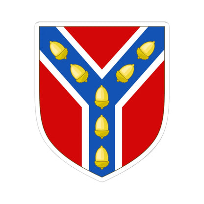 Arms of Sevenoaks Town Council (England) (Coat of Arms) STICKER Vinyl Kiss-Cut Decal 6 Inch White - The Sticker Space