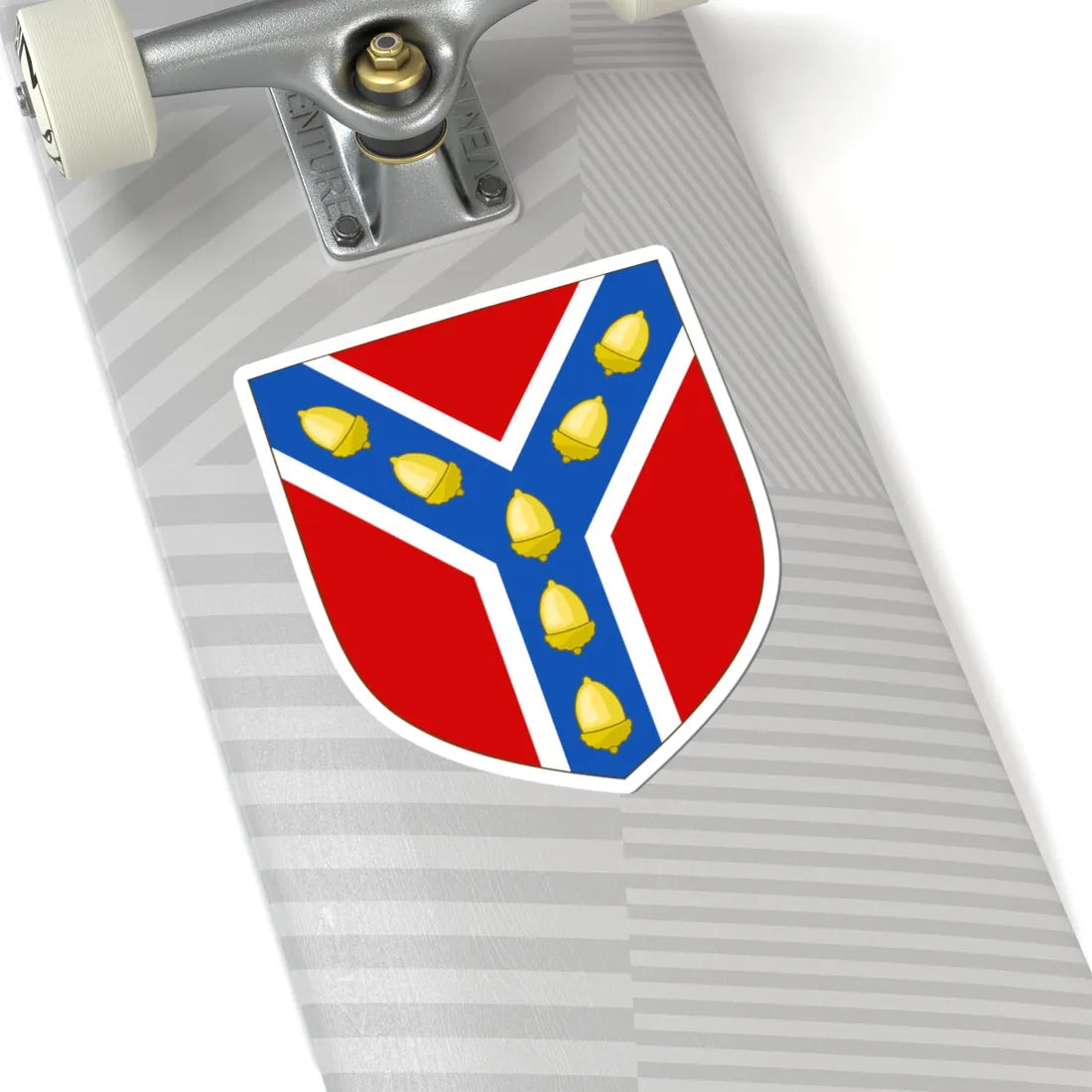 Arms of Sevenoaks Town Council (England) (Coat of Arms) STICKER Vinyl Kiss-Cut Decal - The Sticker Space