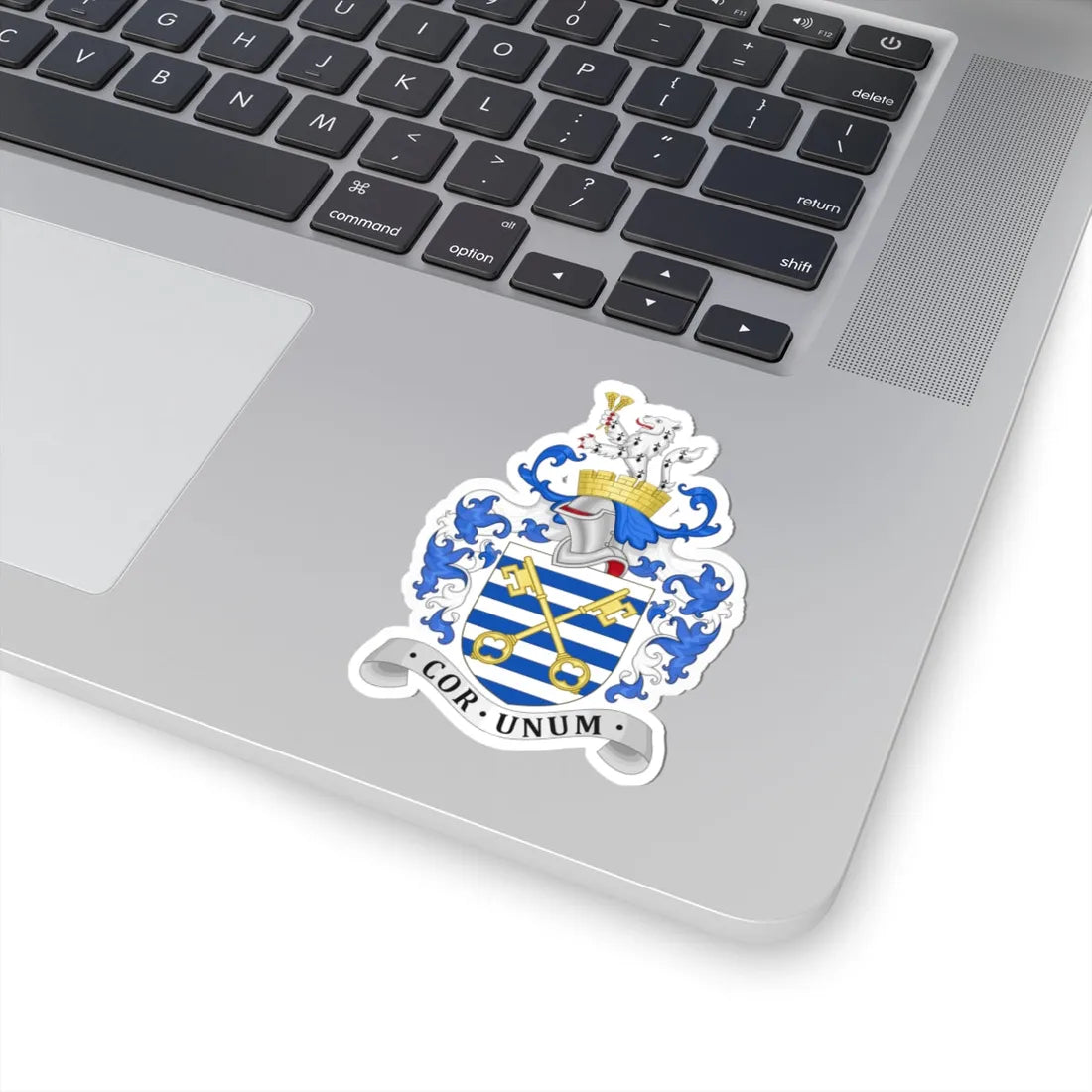 Arms of Soke of Peterborough County Council (England) (Coat of Arms) STICKER Vinyl Kiss-Cut Decal - The Sticker Space