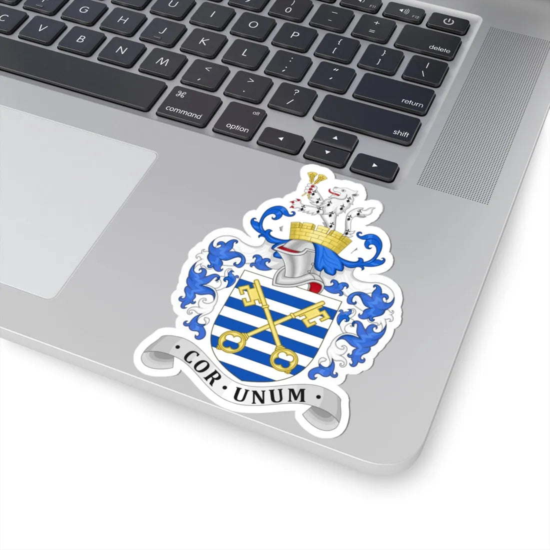 Arms of Soke of Peterborough County Council (England) (Coat of Arms) STICKER Vinyl Kiss-Cut Decal - The Sticker Space