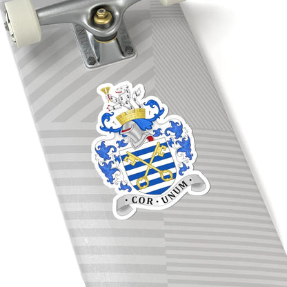 Arms of Soke of Peterborough County Council (England) (Coat of Arms) STICKER Vinyl Kiss-Cut Decal - The Sticker Space