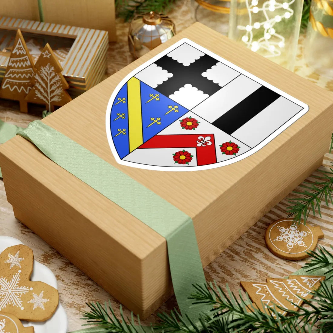 Arms of St Clair-Erskine Earl of Rosslyn (Scotland) (Coat of Arms) STICKER Vinyl Kiss-Cut Decal - The Sticker Space