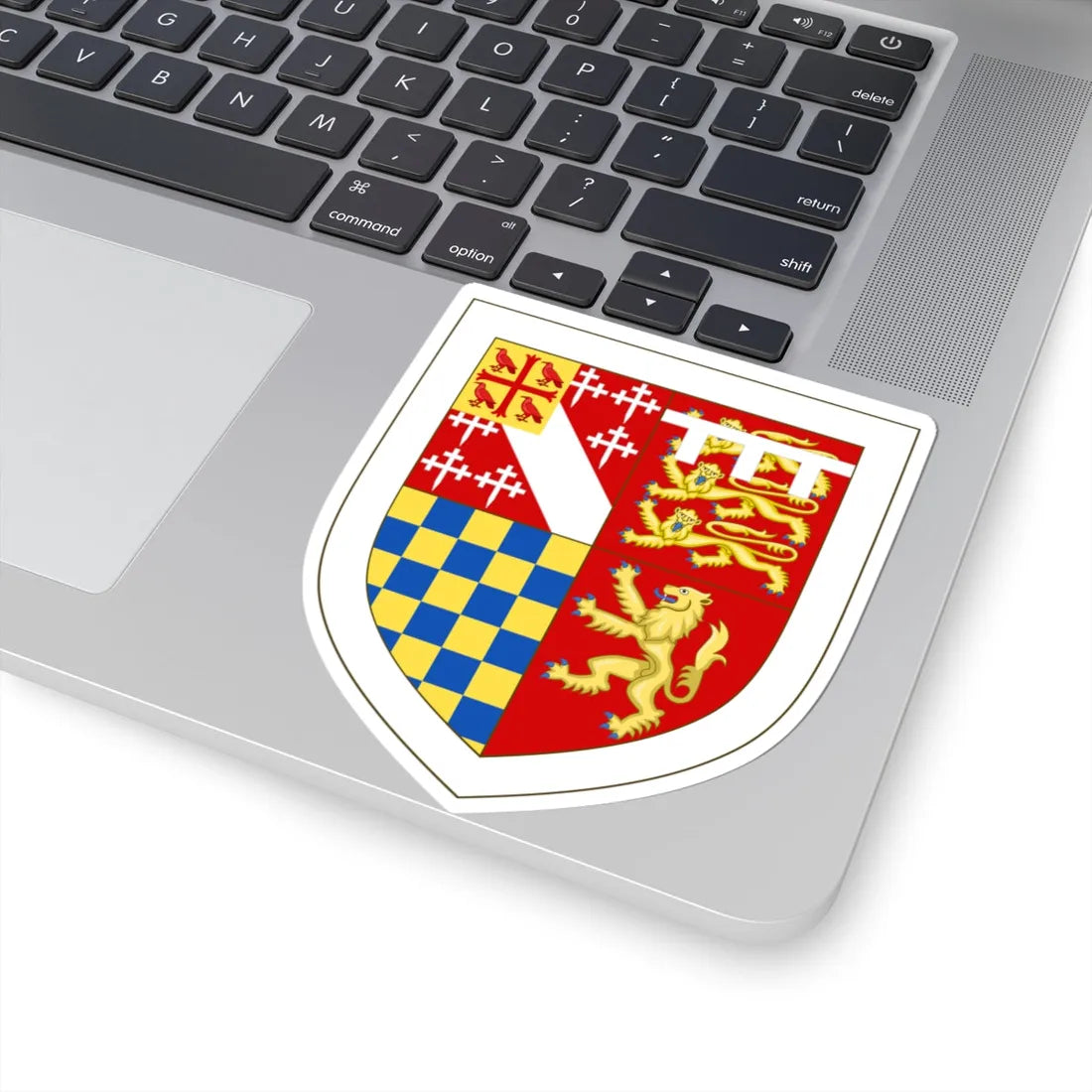 Arms of St Edmunds College Cambridge (England) (Coat of Arms) STICKER Vinyl Kiss-Cut Decal - The Sticker Space