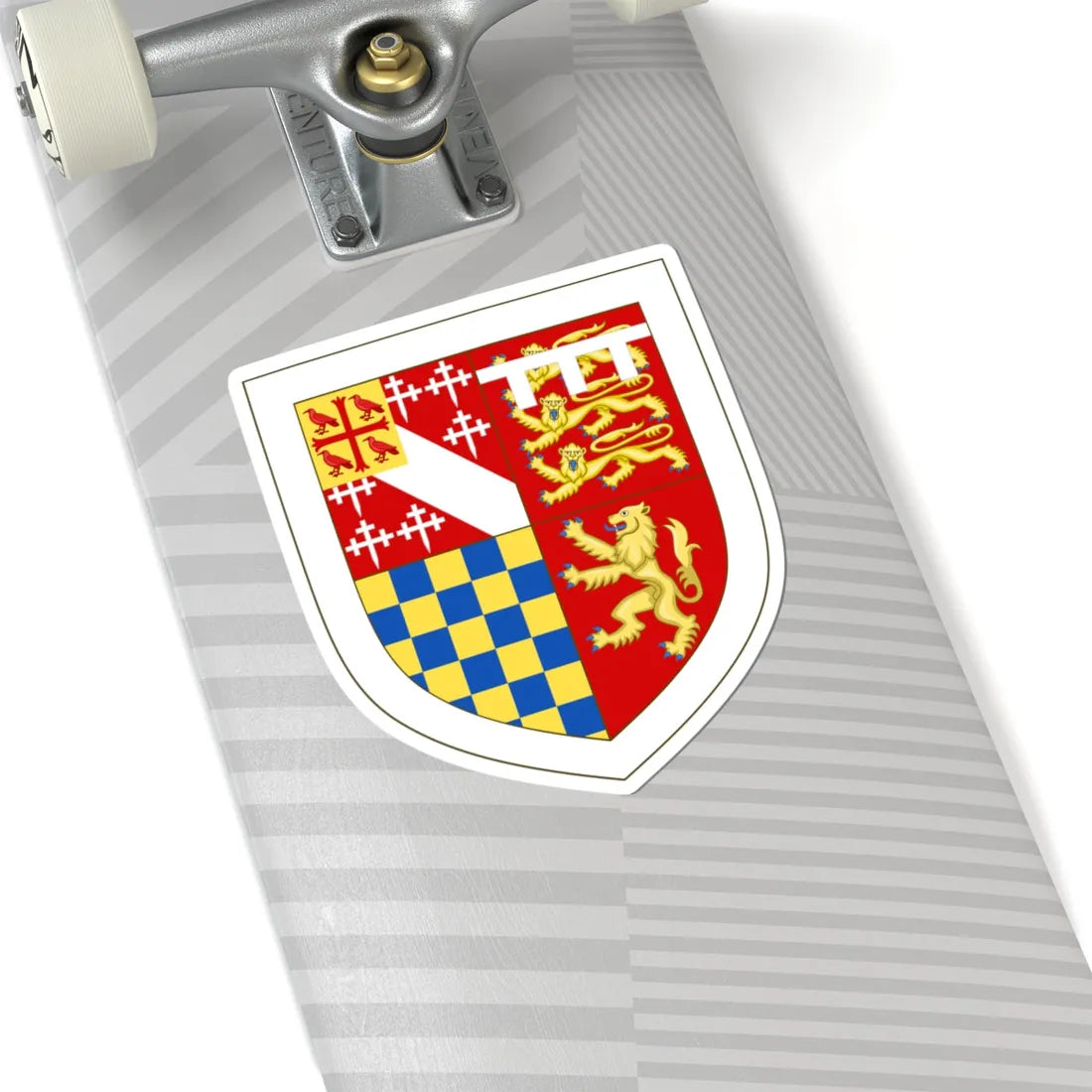 Arms of St Edmunds College Cambridge (England) (Coat of Arms) STICKER Vinyl Kiss-Cut Decal - The Sticker Space