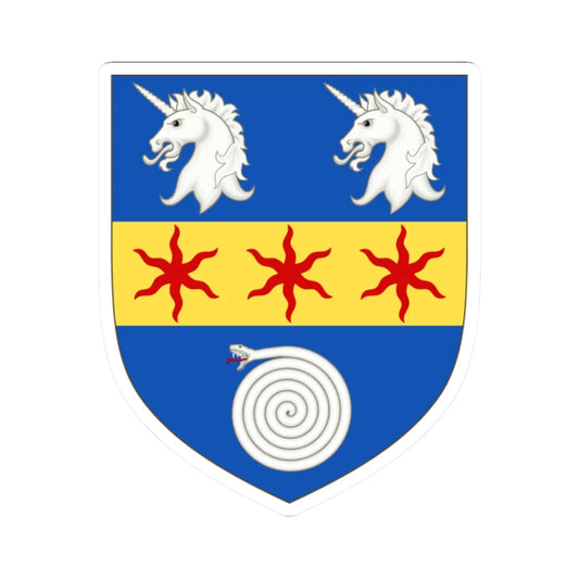Arms of St Hildas College (England) (Coat of Arms) STICKER Vinyl Kiss-Cut Decal 2 Inch White - The Sticker Space