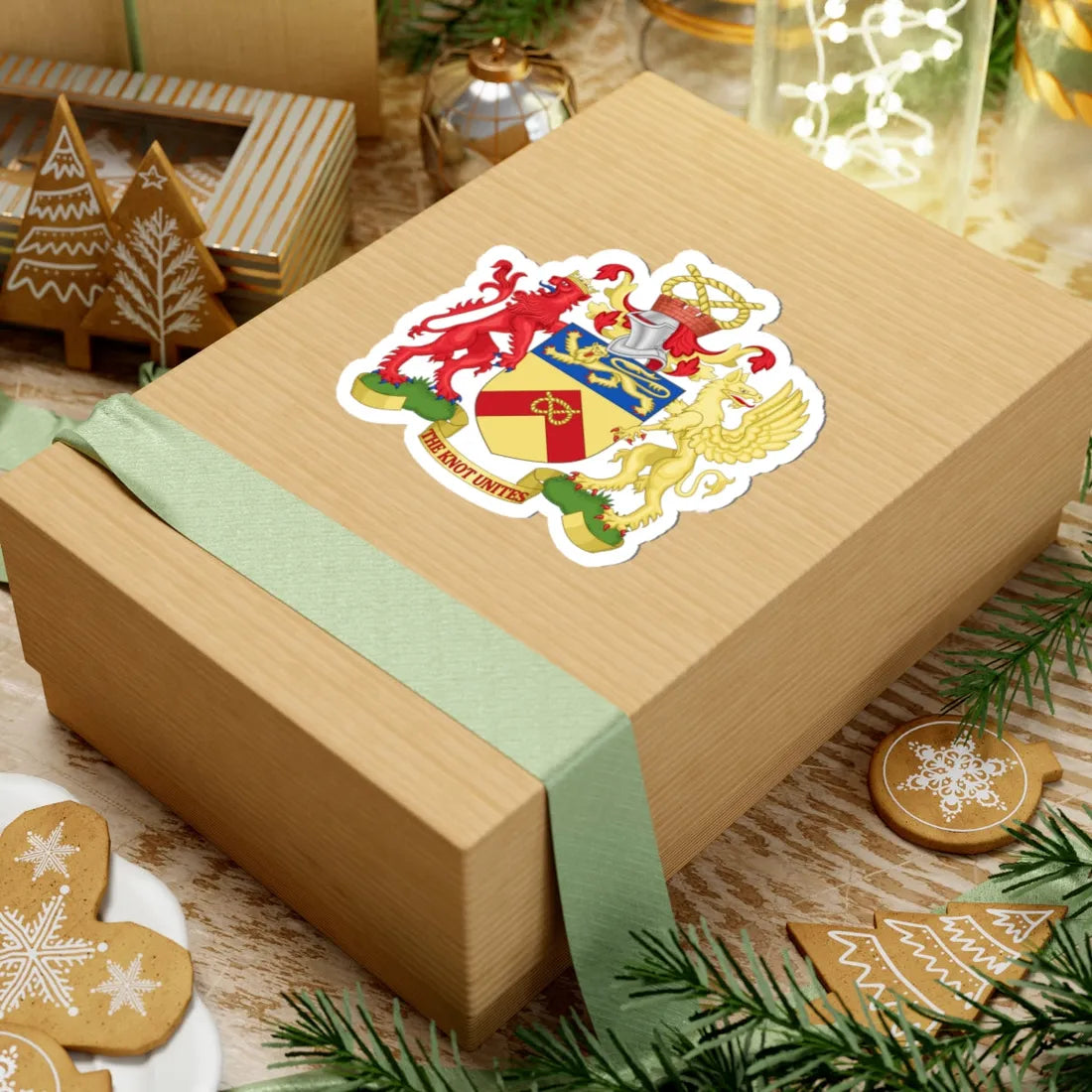 Arms of Staffordshire County Council (England) (Coat of Arms) STICKER Vinyl Kiss-Cut Decal - The Sticker Space