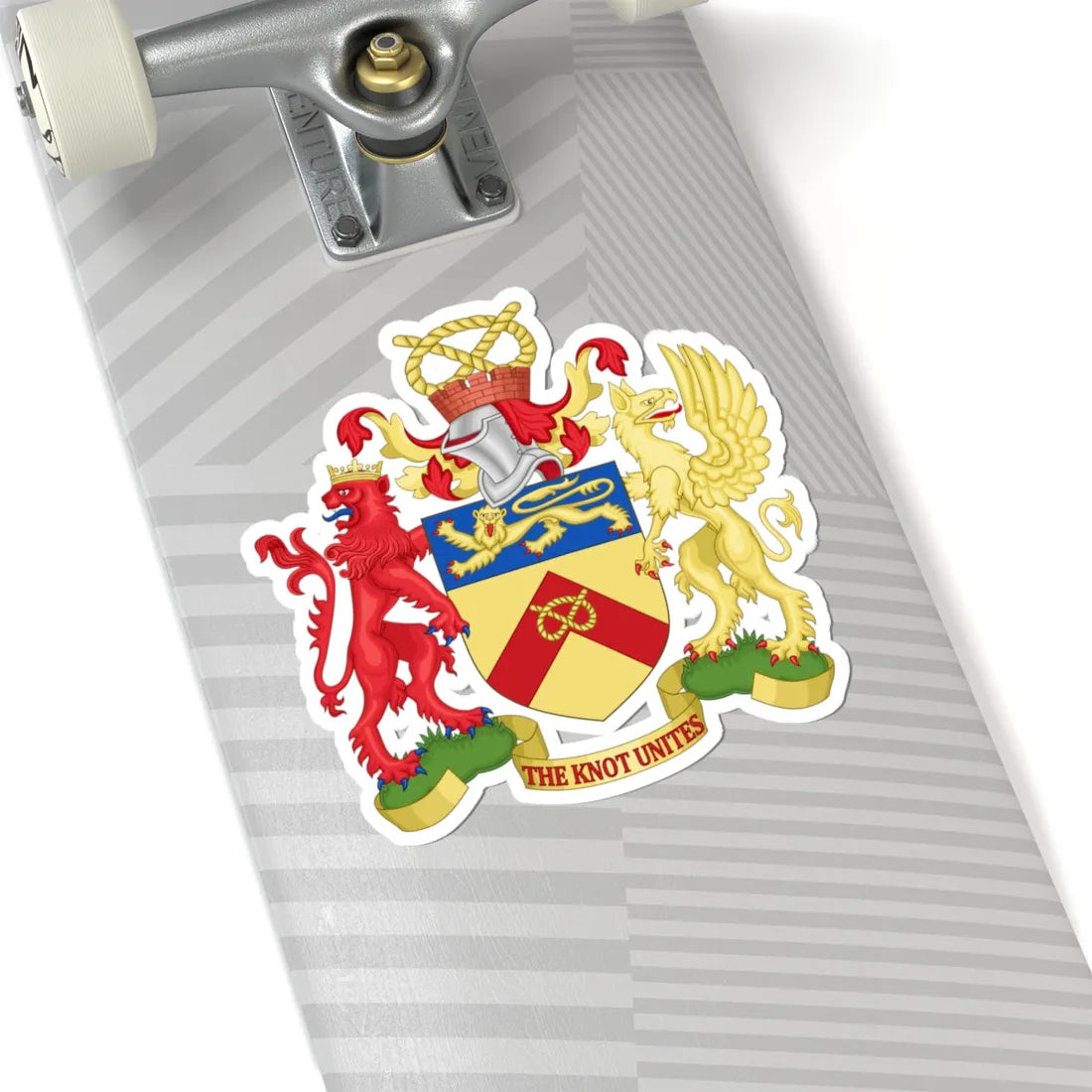 Arms of Staffordshire County Council (England) (Coat of Arms) STICKER Vinyl Kiss-Cut Decal - The Sticker Space