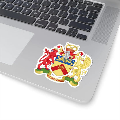 Arms of Staffordshire County Council (England) (Coat of Arms) STICKER Vinyl Kiss-Cut Decal - The Sticker Space