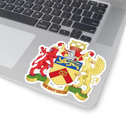 Arms of Staffordshire County Council (England) (Coat of Arms) STICKER Vinyl Kiss-Cut Decal - The Sticker Space