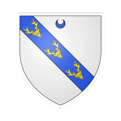 Arms of Stanley of Alderley (Ireland) (Coat of Arms) STICKER Vinyl Kiss-Cut Decal 3 Inch White - The Sticker Space