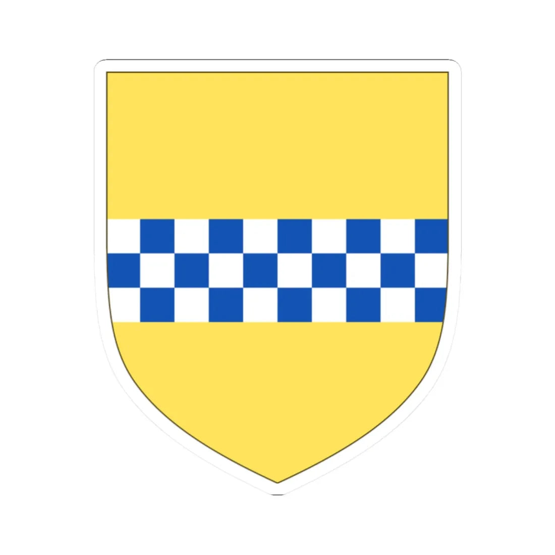 Arms of Stewart (Scotland) (Coat of Arms) STICKER Vinyl Kiss-Cut Decal 2 Inch White - The Sticker Space