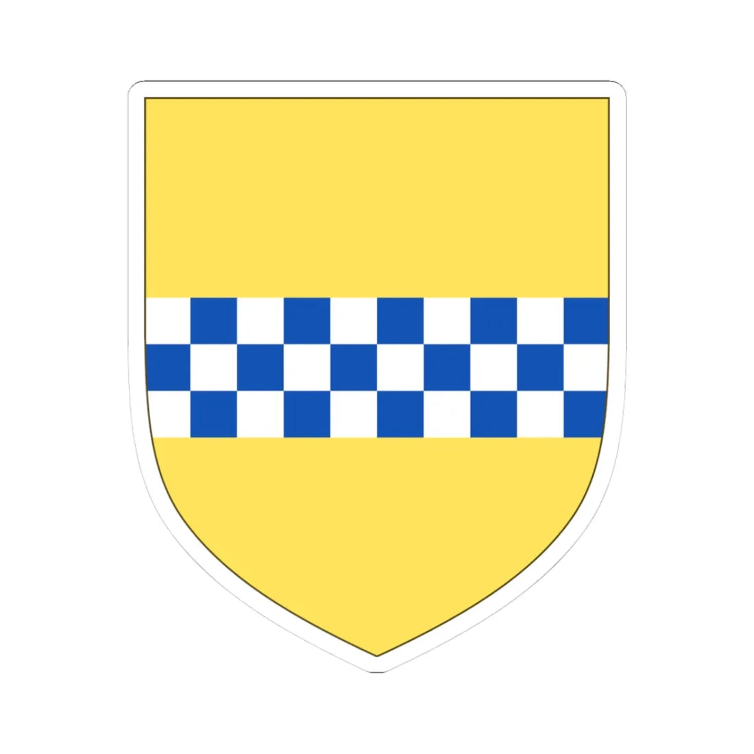 Arms of Stewart (Scotland) (Coat of Arms) STICKER Vinyl Kiss-Cut Decal 3 Inch White - The Sticker Space