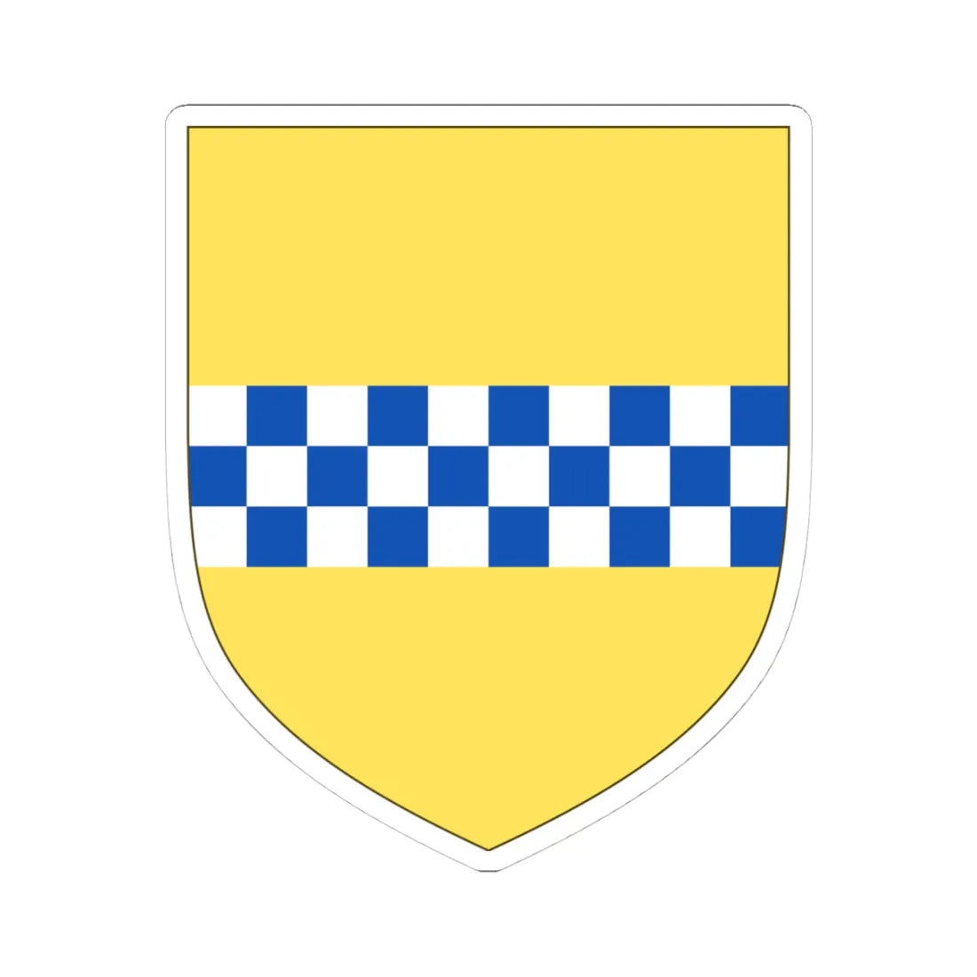 Arms of Stewart (Scotland) (Coat of Arms) STICKER Vinyl Kiss-Cut Decal 4 Inch White - The Sticker Space