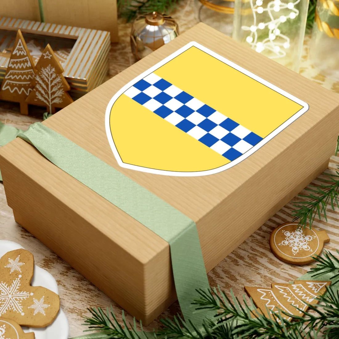 Arms of Stewart (Scotland) (Coat of Arms) STICKER Vinyl Kiss-Cut Decal - The Sticker Space