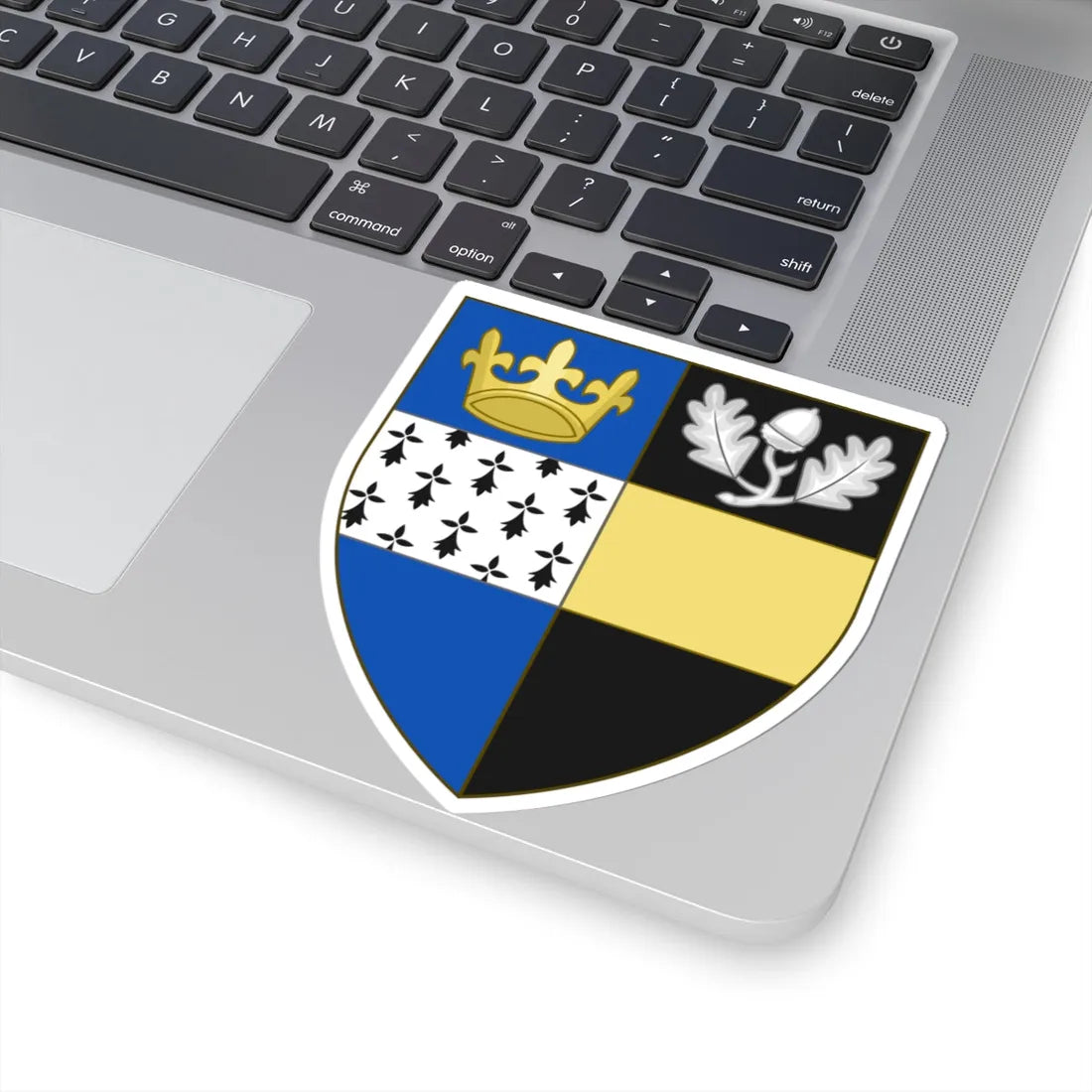 Arms of Surrey County Council 1934-1974 (England) (Coat of Arms) STICKER Vinyl Kiss-Cut Decal - The Sticker Space