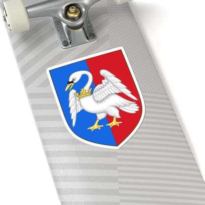 Arms of Swanage (England) (Coat of Arms) STICKER Vinyl Kiss-Cut Decal - The Sticker Space