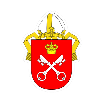 Arms of the Archbishop of York (England) (Coat of Arms) STICKER Vinyl Kiss-Cut Decal 2 Inch White - The Sticker Space