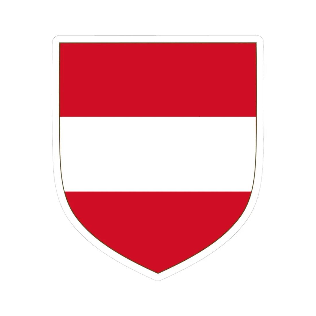 Arms of the Archduchy of Austria (Spain) (Coat of Arms) STICKER Vinyl Kiss-Cut Decal 3 Inch White - The Sticker Space