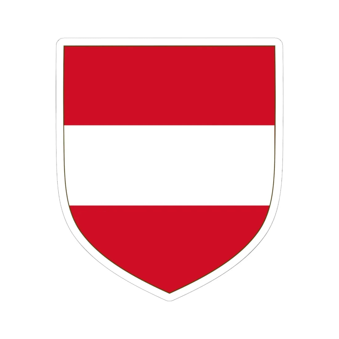 Arms of the Archduchy of Austria (Spain) (Coat of Arms) STICKER Vinyl Kiss-Cut Decal 6 Inch White - The Sticker Space