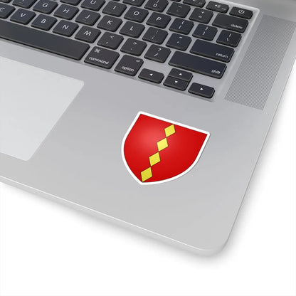 Arms of the Baron of Halton ancient (England) (Coat of Arms) STICKER Vinyl Kiss-Cut Decal - The Sticker Space