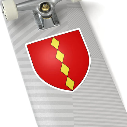 Arms of the Baron of Halton ancient (England) (Coat of Arms) STICKER Vinyl Kiss-Cut Decal - The Sticker Space