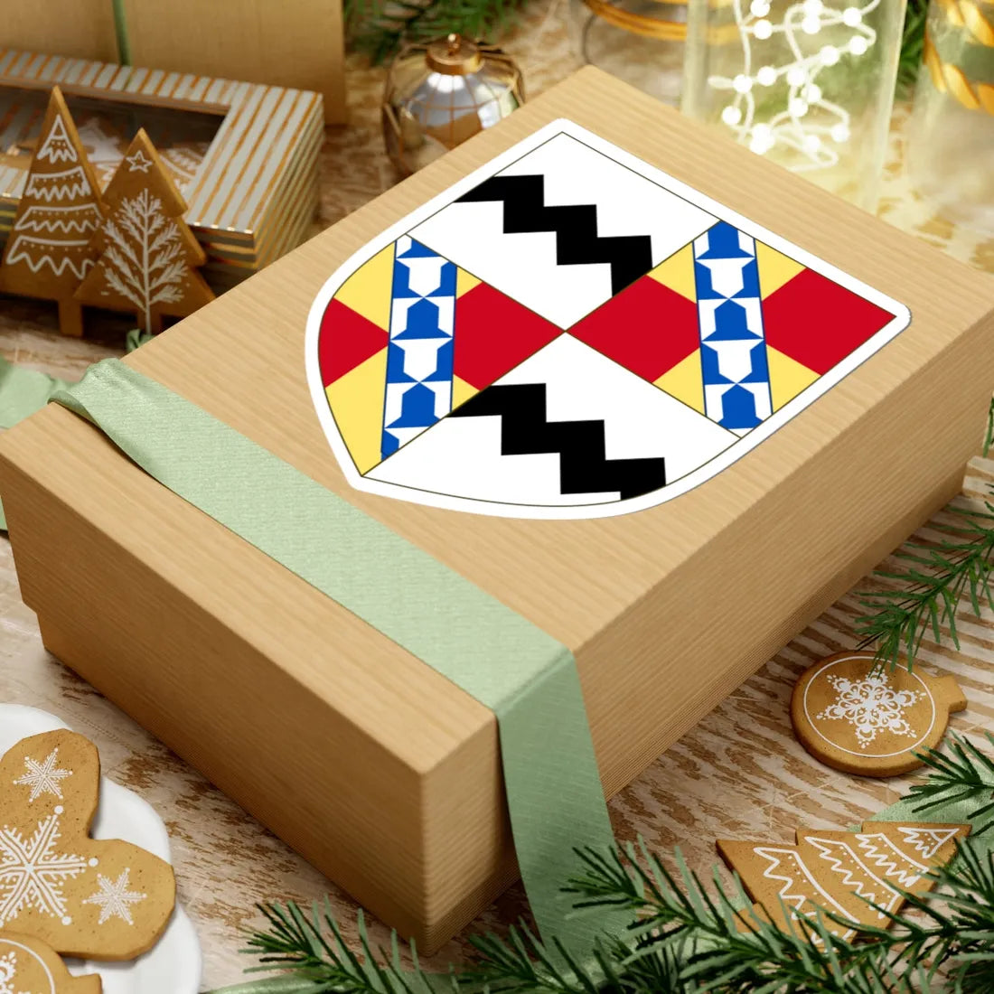 Arms of the Baron Sackville (England) (Coat of Arms) STICKER Vinyl Kiss-Cut Decal - The Sticker Space