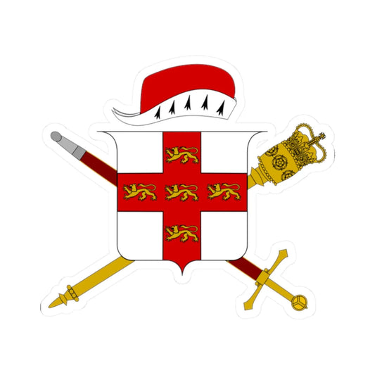 Arms of the City of York (England) (Coat of Arms) STICKER Vinyl Kiss-Cut Decal 2 Inch White - The Sticker Space