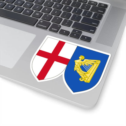 Arms of the Commonwealth of England (United Kingdom) (Coat of Arms) STICKER Vinyl Kiss-Cut Decal - The Sticker Space