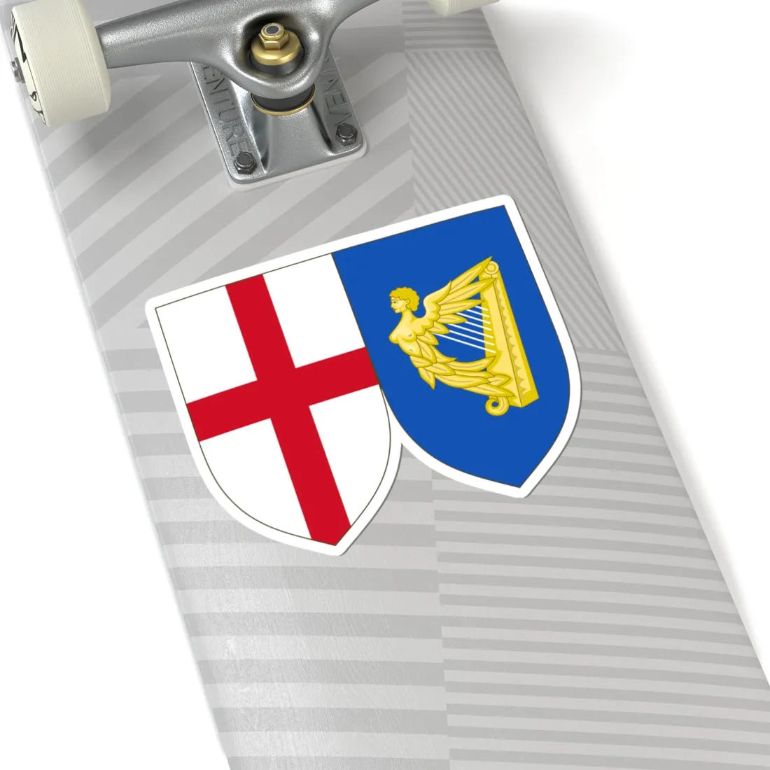 Arms of the Commonwealth of England (United Kingdom) (Coat of Arms) STICKER Vinyl Kiss-Cut Decal - The Sticker Space