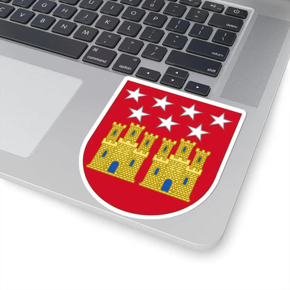 Arms of the Community of Madrid (Spain) (Coat of Arms) STICKER Vinyl Kiss-Cut Decal - The Sticker Space