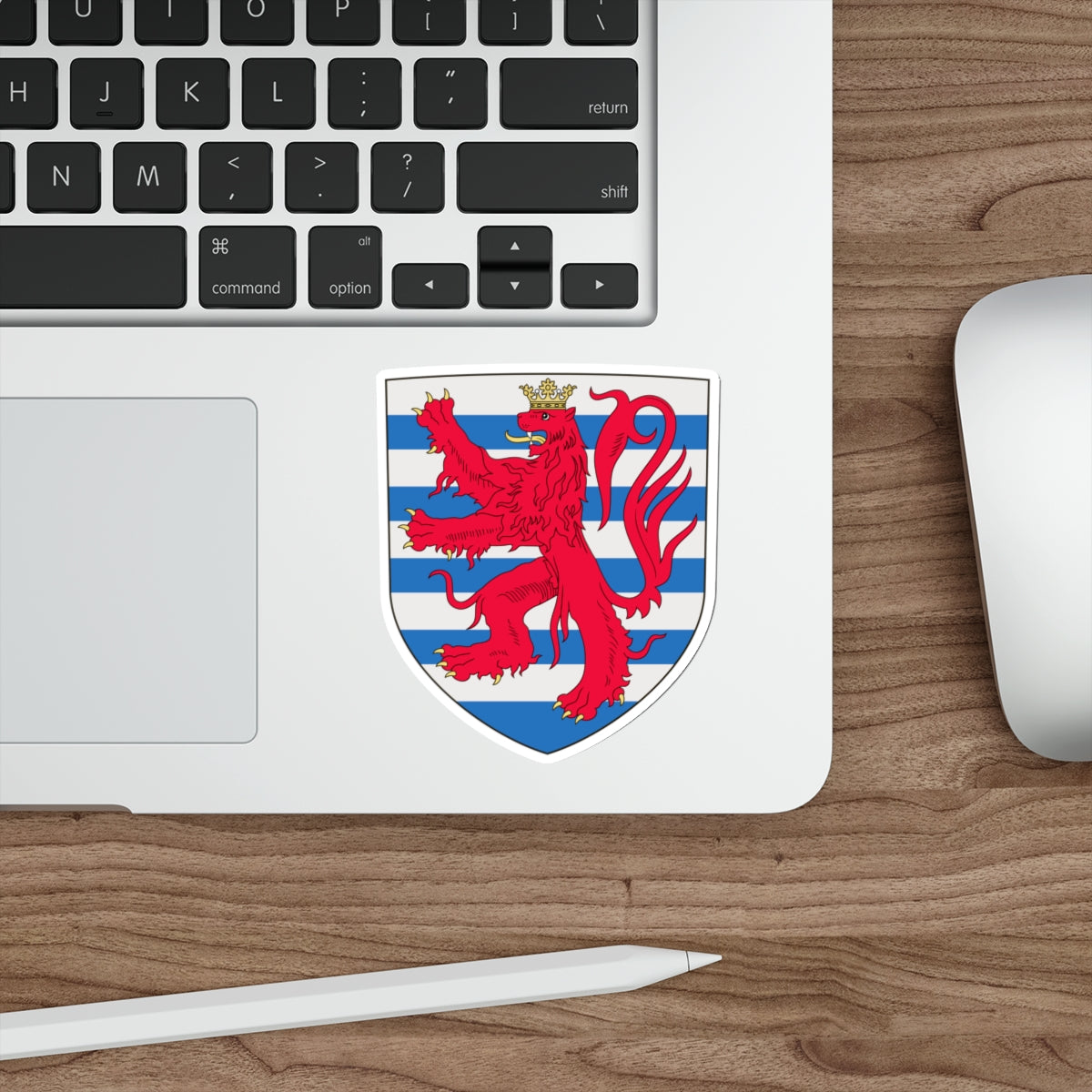 Arms of the Count of Luxembourg STICKER Vinyl Die-Cut Decal-The Sticker Space