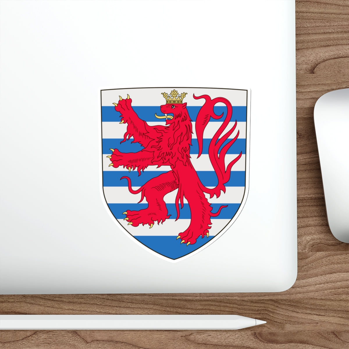 Arms of the Count of Luxembourg STICKER Vinyl Die-Cut Decal-The Sticker Space