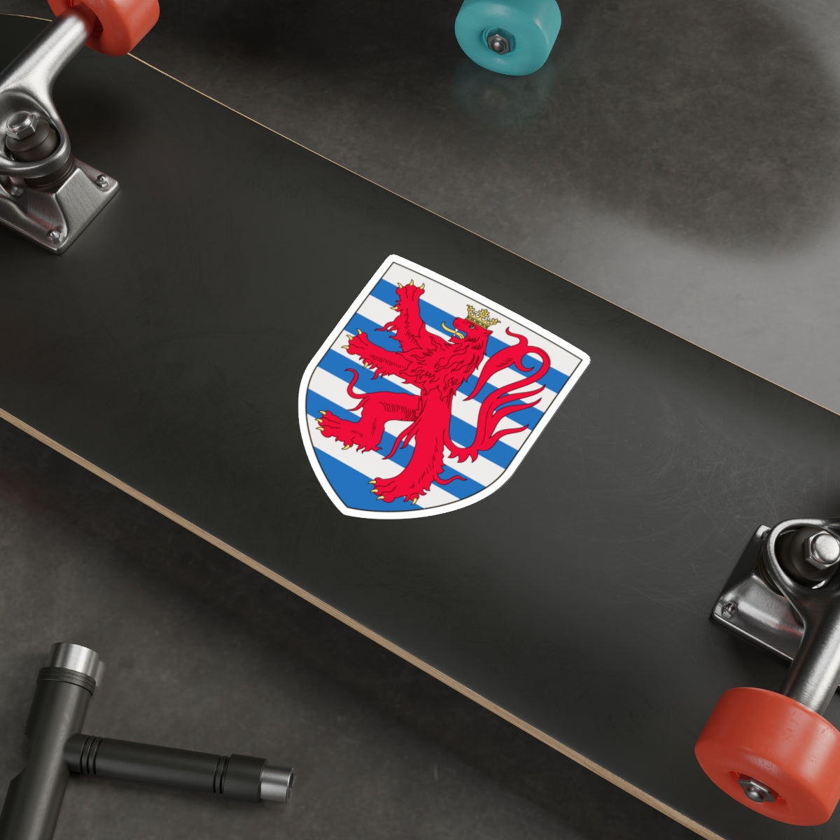 Arms of the Count of Luxembourg STICKER Vinyl Die-Cut Decal-The Sticker Space