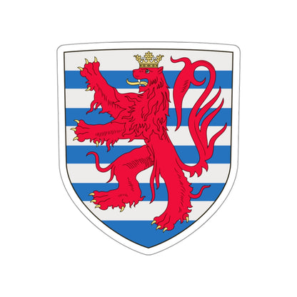 Arms of the Count of Luxembourg STICKER Vinyl Die-Cut Decal-White-The Sticker Space