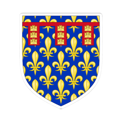 Arms of the County of Artois (Spain) (Coat of Arms) STICKER Vinyl Kiss-Cut Decal 3 Inch White - The Sticker Space